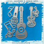 Sharons Card Crafts - Guitars, Music and Musical Notes